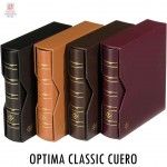ALBUM OPTIMA CLASSIC CUERO FARO LEUCHTTURM