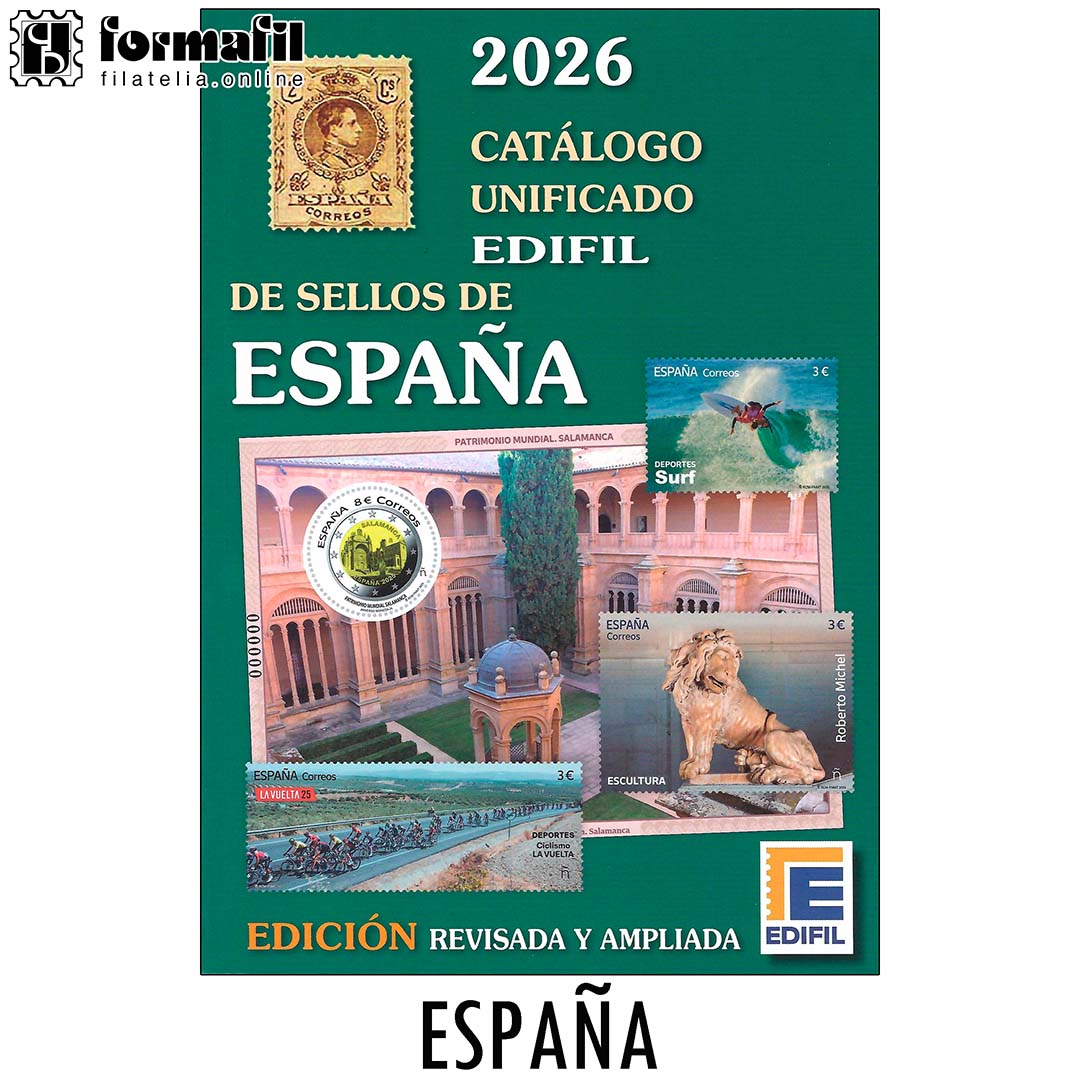 nuevo catalogo unificado de sellos de españa edifil 2026