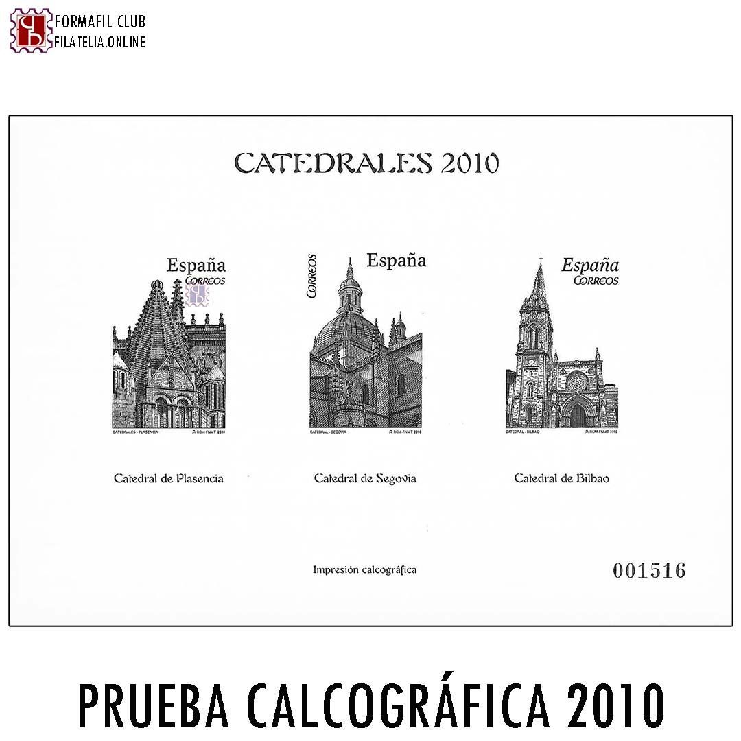 Prueba Oficial de Impresión Calcográfica - Catedrales de España - Año 2010
