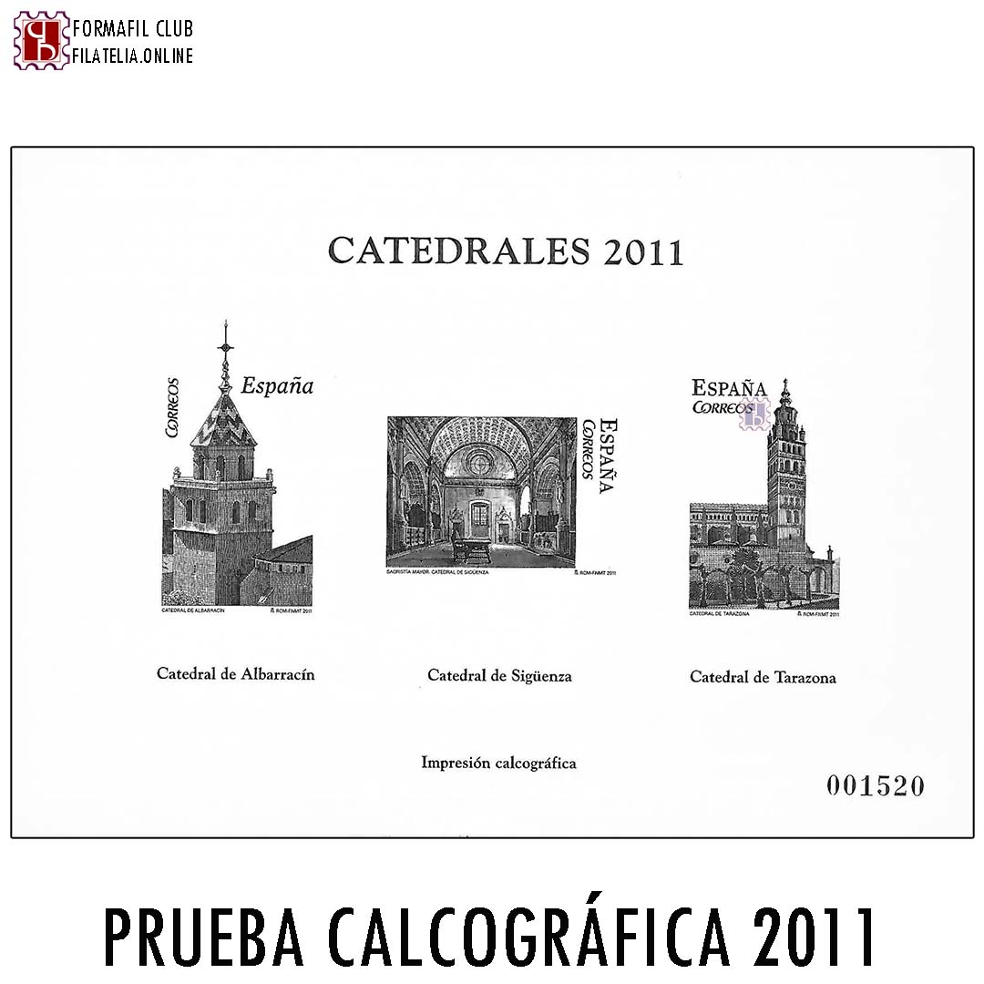 Prueba Oficial de Impresión Calcográfica - Catedrales de España - Año 2011