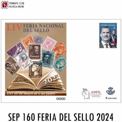 Sobre Entero Postal 160 Feria Nacional Del Sello 2024
