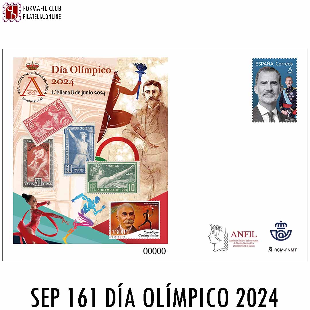 Sobre Entero Postal 161 Dia Olimpico 2024