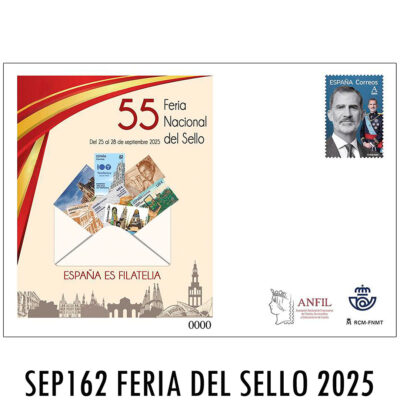 Sobre Entero Postal 162 - Feria Nacional del Sello - Año 2025