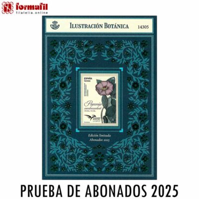 Prueba de Abonados 2025. Ilustración Botánica. Paeonia cambessedesii.
